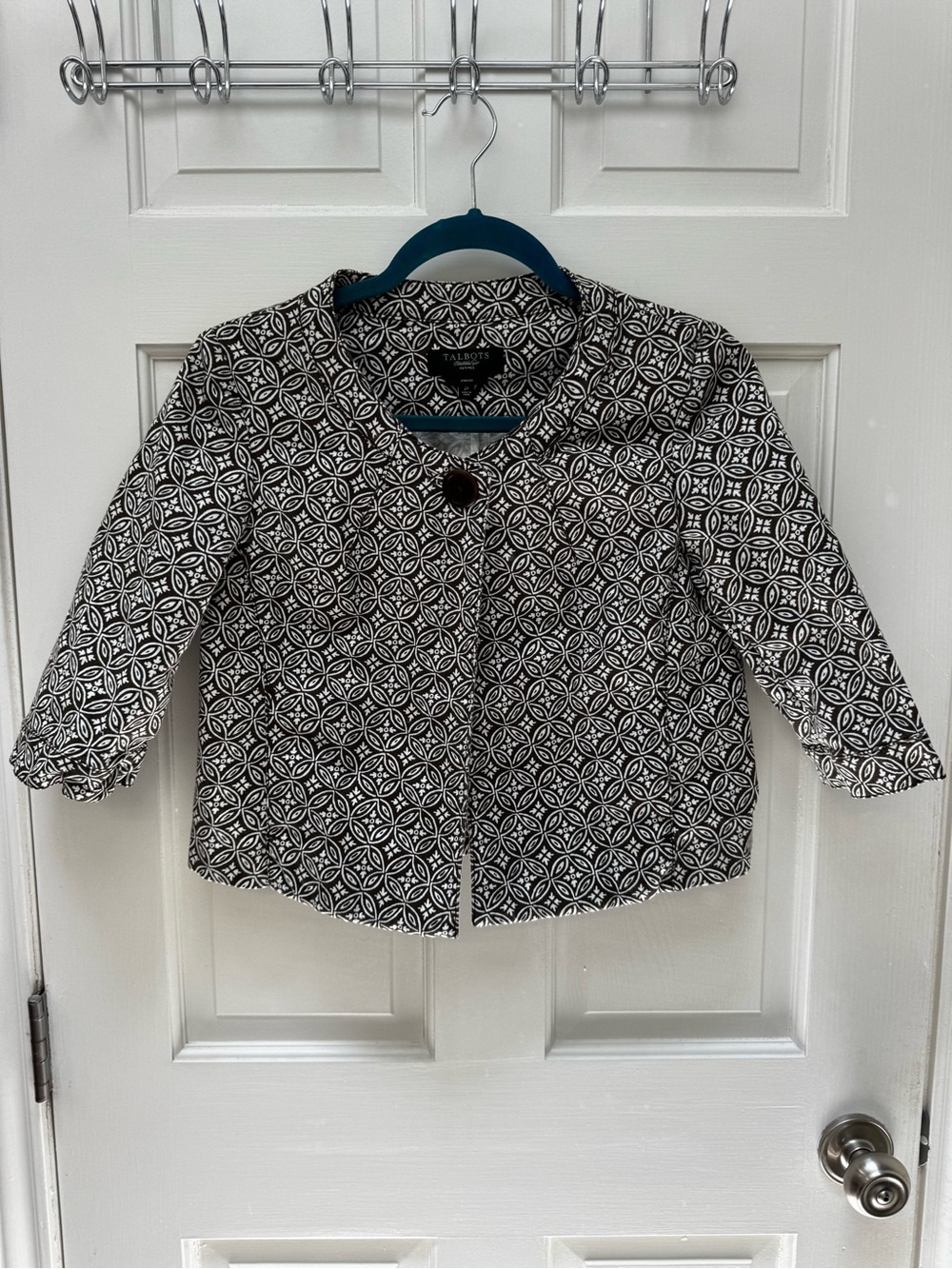 Talbots Brown and White Women’s Petite Jacket